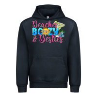 Navy Beaches boozy besties Summer Urban Hoodie - NancyCooperArtShop
