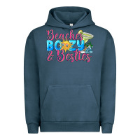 Pigment Midnight Navy Beaches boozy besties Summer Urban Hoodie - NancyCooperArtShop