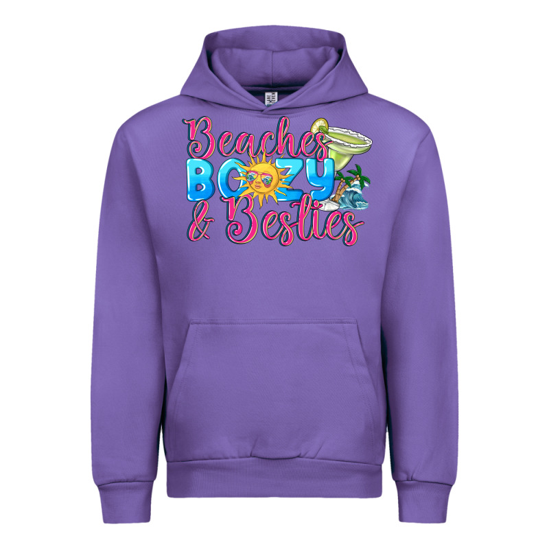 Beaches Boozy Besties Summer Urban Hoodie by NancyCooperArtShop | Teevron