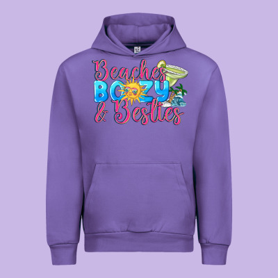 Beaches Boozy Besties Summer Urban Hoodie Designed By Nancycooperartshop