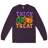 Plum Thick Or Treat Long Sleeve Tee - Artiststas