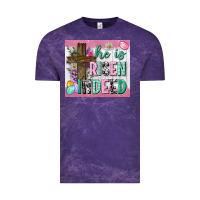 Cloud Purple he is risen indeed tumbler Vintage Tee - Neo Western