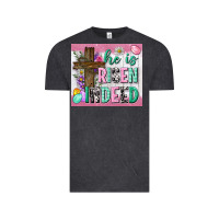Vintage Black he is risen indeed tumbler Vintage Tee - Neo Western