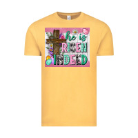 Vintage Mustard he is risen indeed tumbler Vintage Tee - Neo Western