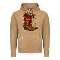 Vintage Camel christmas western boots with lights Vintage Hoodie - RanaPortraitStore