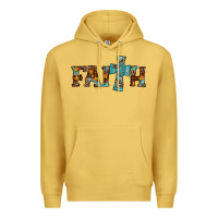 Antique Gold faith thanksgiving cross Premium Hoodie - AdoDesignShop
