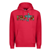 Cardinal faith thanksgiving cross Premium Hoodie - AdoDesignShop