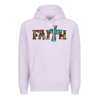 Lilac faith thanksgiving cross Premium Hoodie - AdoDesignShop
