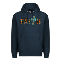Navy faith thanksgiving cross Premium Hoodie - AdoDesignShop