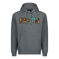 Rock faith thanksgiving cross Premium Hoodie - AdoDesignShop