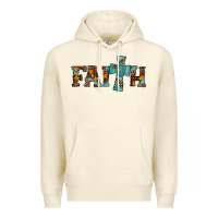 Sandshell faith thanksgiving cross Premium Hoodie - AdoDesignShop