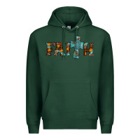 Sports Green faith thanksgiving cross Premium Hoodie - AdoDesignShop