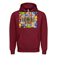 Burgundy autism mom Zipper Hoodie - BarkalooDesign