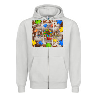 Dove Grey autism mom Zipper Hoodie - BarkalooDesign