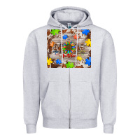 Heather Grey autism mom Zipper Hoodie - BarkalooDesign