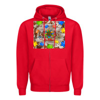 Red autism mom Zipper Hoodie - BarkalooDesign