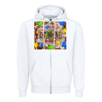 White autism mom Zipper Hoodie - BarkalooDesign