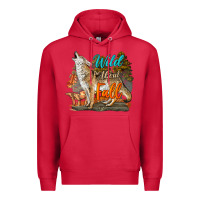 Cardinal Wild About Fall Coyote Premium Hoodie - LillyAllenDesigns