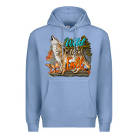 Wild About Fall Coyote Premium Hoodie | Teevron