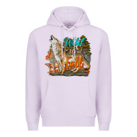 Lilac Wild About Fall Coyote Premium Hoodie - LillyAllenDesigns