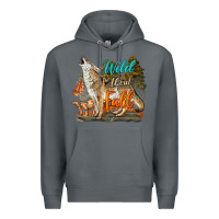 Rock Wild About Fall Coyote Premium Hoodie - LillyAllenDesigns