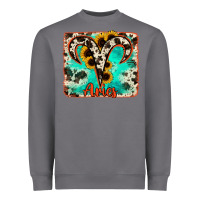 Storm aries turquoise cowhide Heavyweight Sweatshirt - RanaPortraitStore