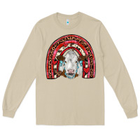 Mushroom valentines simmental  rainbow Long Sleeve Tee - JahusDesignShop