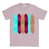 Lilac Colored Farm Life Purple Wood Jute Cyan Glitter Brush Strokes Classic Tee - Bettercallsaul