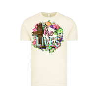 Vintage Arctic He lives Easter with flowers Vintage Tee - Neo Western
