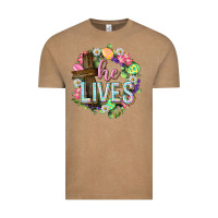Vintage Coffee He lives Easter with flowers Vintage Tee - Neo Western