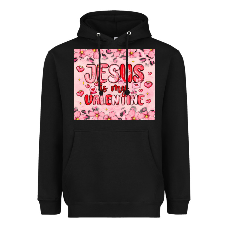 Jesus Is My Valentine Heavyweight Hoodie by MaliasSmallBusiness | Teevron