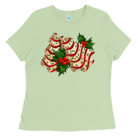 Matcha white christmas tree cake ado Ladies Tee - AdoDesignShop