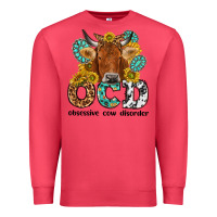 Cardinal obsessive cow disorder Premium Sweatshirt - NancyCooperArtShop