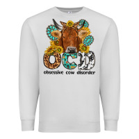 Obsessive Cow Disorder Premium Sweatshirt | Teevron