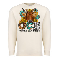 Sandshell obsessive cow disorder Premium Sweatshirt - NancyCooperArtShop
