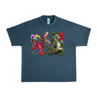 Midnight Navy mardi gras Urban Heavy Tee - RacoonDesign