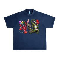 Navy mardi gras Urban Heavy Tee - RacoonDesign