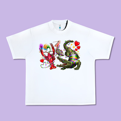 Mardi Gras Urban Heavy Tee Designed By Racoondesign