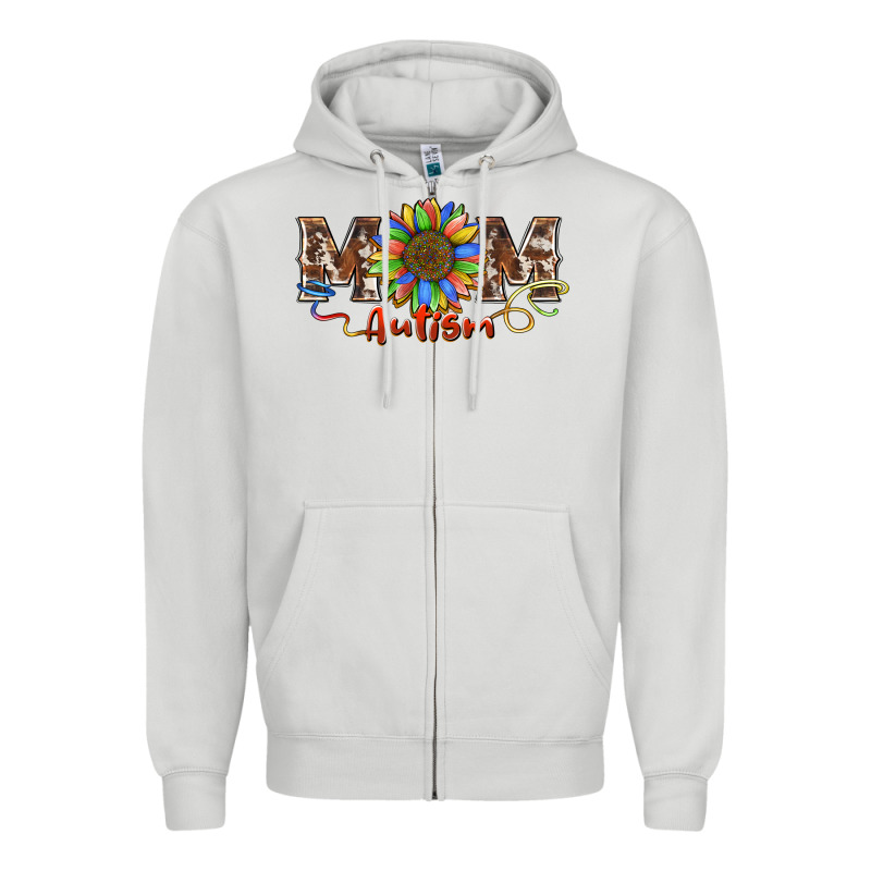 Autism Mom Zipper Hoodie by BarkalooDesign | Teevron