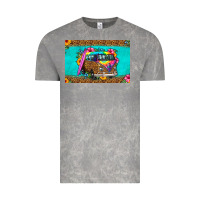 Cloud Rock hippie van floral skinny metal can holder Vintage Tee - HRA Design Shop