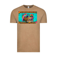Vintage Coffee hippie van floral skinny metal can holder Vintage Tee - HRA Design Shop
