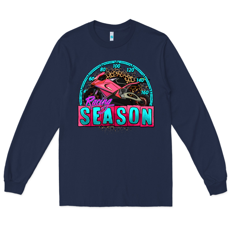 Racing Season Motorcycle Long Sleeve Tee by AdoDesignShop | Teevron