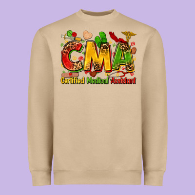 Certified Medical Assistant Juneteenth Heavyweight Sweatshirt Designed By Zillion Design Studio