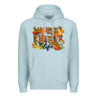 Blue Mist Housekeeper life fall Premium Hoodie - LillyAllenDesigns
