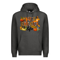 Charcoal Heather Housekeeper life fall Premium Hoodie - LillyAllenDesigns