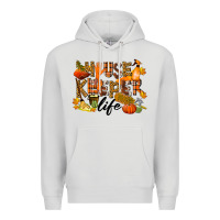 Dove Grey Housekeeper life fall Premium Hoodie - LillyAllenDesigns