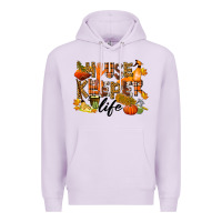 Lilac Housekeeper life fall Premium Hoodie - LillyAllenDesigns