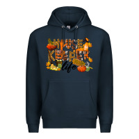 Navy Housekeeper life fall Premium Hoodie - LillyAllenDesigns