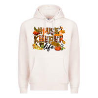 Pale Pink Housekeeper life fall Premium Hoodie - LillyAllenDesigns