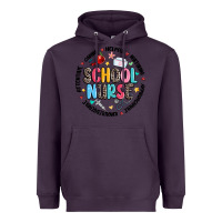 Plum school nurse Heavyweight Hoodie - MaliasSmallBusiness